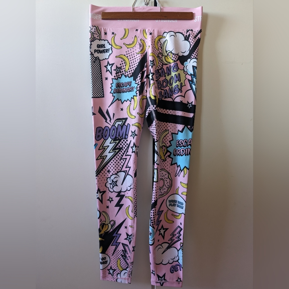 Stronger Punch Leggings in Pink